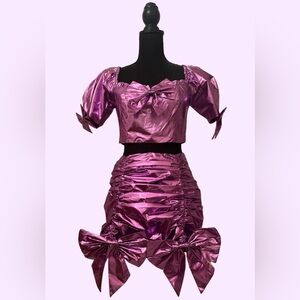 DOLLS KILL / SUGAR THRILLZ Metallic 2 piece Set
